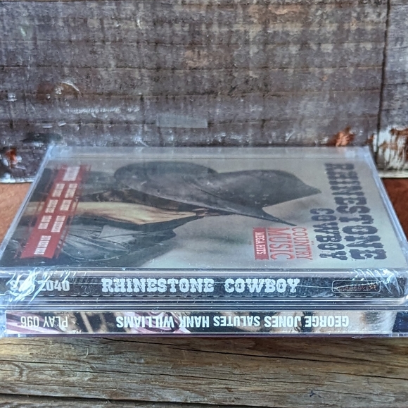 3/$10 New 2 Packaged CDs Rhinestone Cowboy & George Jones - Picture 3 of 9